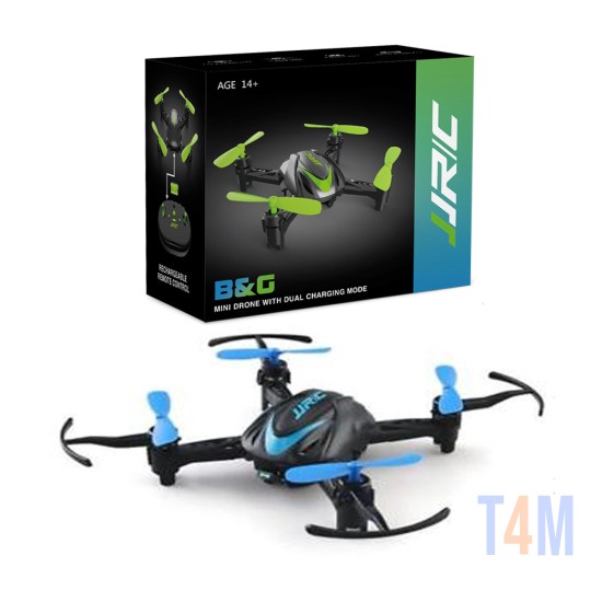 MINI DRONE JJRC H48 COM CONTROLE REMOTO INFRAVERMELHO AZUL